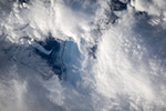 Ледники Южной Америки под облаками