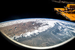 Вид на Гималаи с МКС