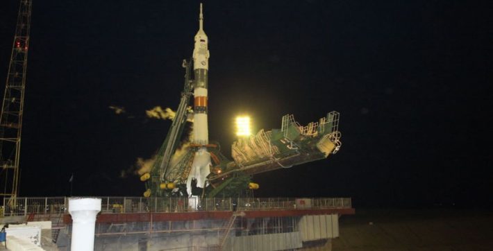 21 марта 2018 г. Запуск пилотируемого корабля «Союз МС-08»