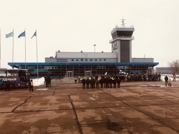 Arrival in Baikonur
