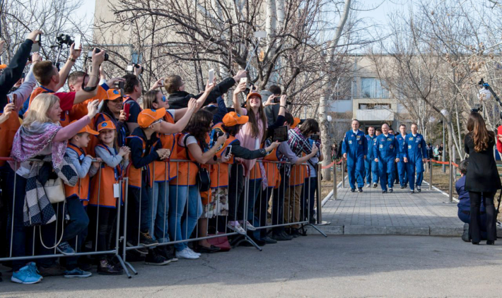 Thank you very much for your support in Baikonur