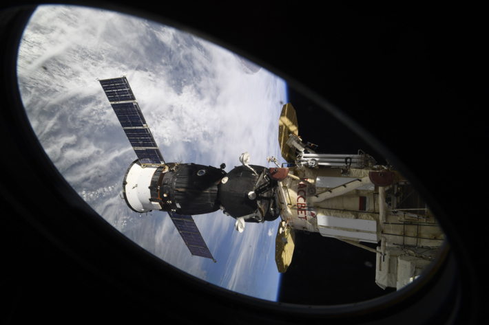Отстыковка Союз МС-07 от Международной космической станции