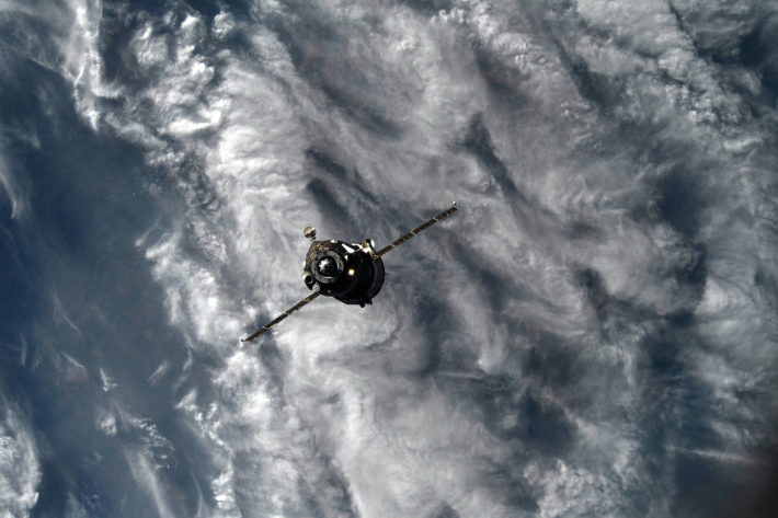 Отстыковка Союз МС-07 от Международной космической станции