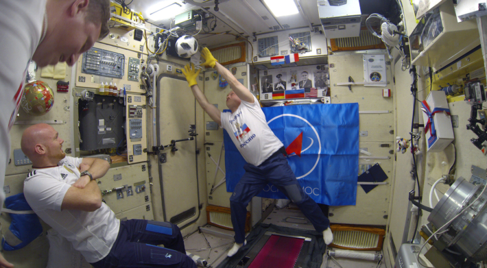FIFA World Cup 2018 Filal on the ISS