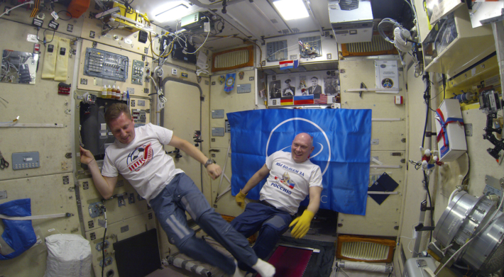 FIFA World Cup 2018 Filal on the ISS