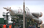 Запись трансляции вывоза ракеты-носителя «Союз-2.1а» с кораблём «С. П. Королёв» («Союз МС-21») 15 марта 2022 г.