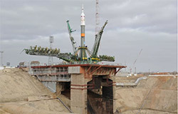 “Soyuz FG” Rocket installation