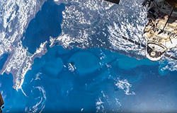 ISS flies over the Black and Caspian Seas //Turkey, Crimea, Krasnodar Krai, Caucasus, Volga// (видео)