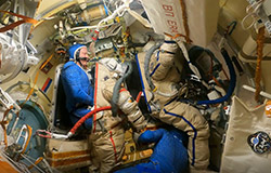 Getting into the Spacesuit (video)